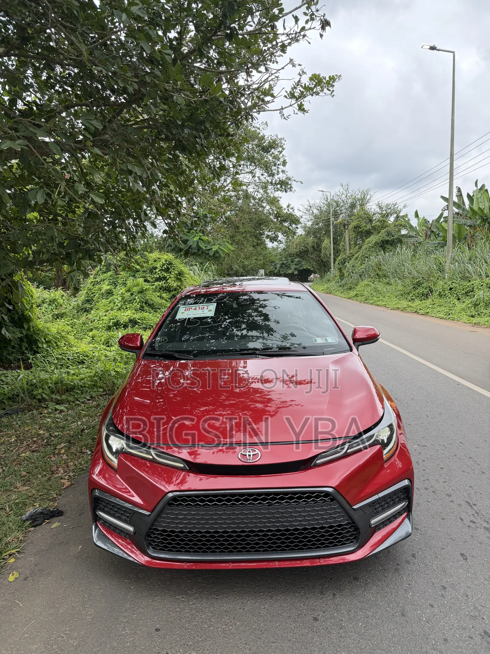 Toyota Corolla XSE 2022 Red