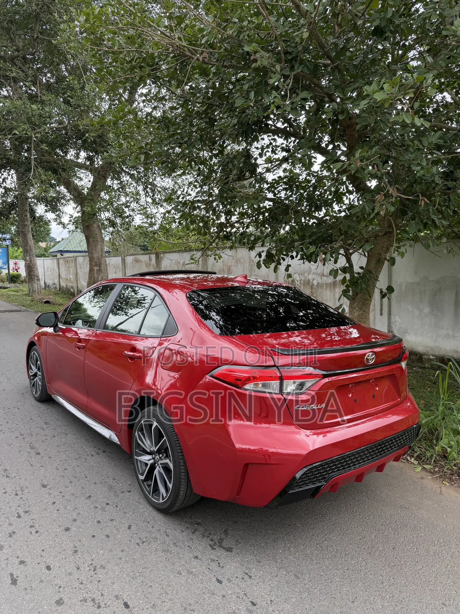 Toyota Corolla XSE 2022 Red