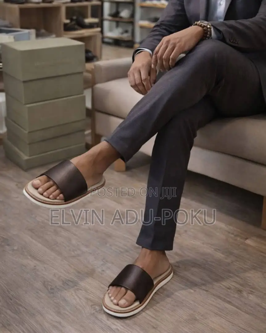 Brunello Cucinelli Brown Leather Sandals