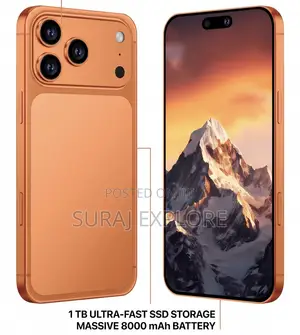 New Mobile Phone 1 TB Orange
