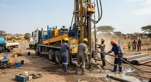 Community Borehole Drilling Masters in Ejisu