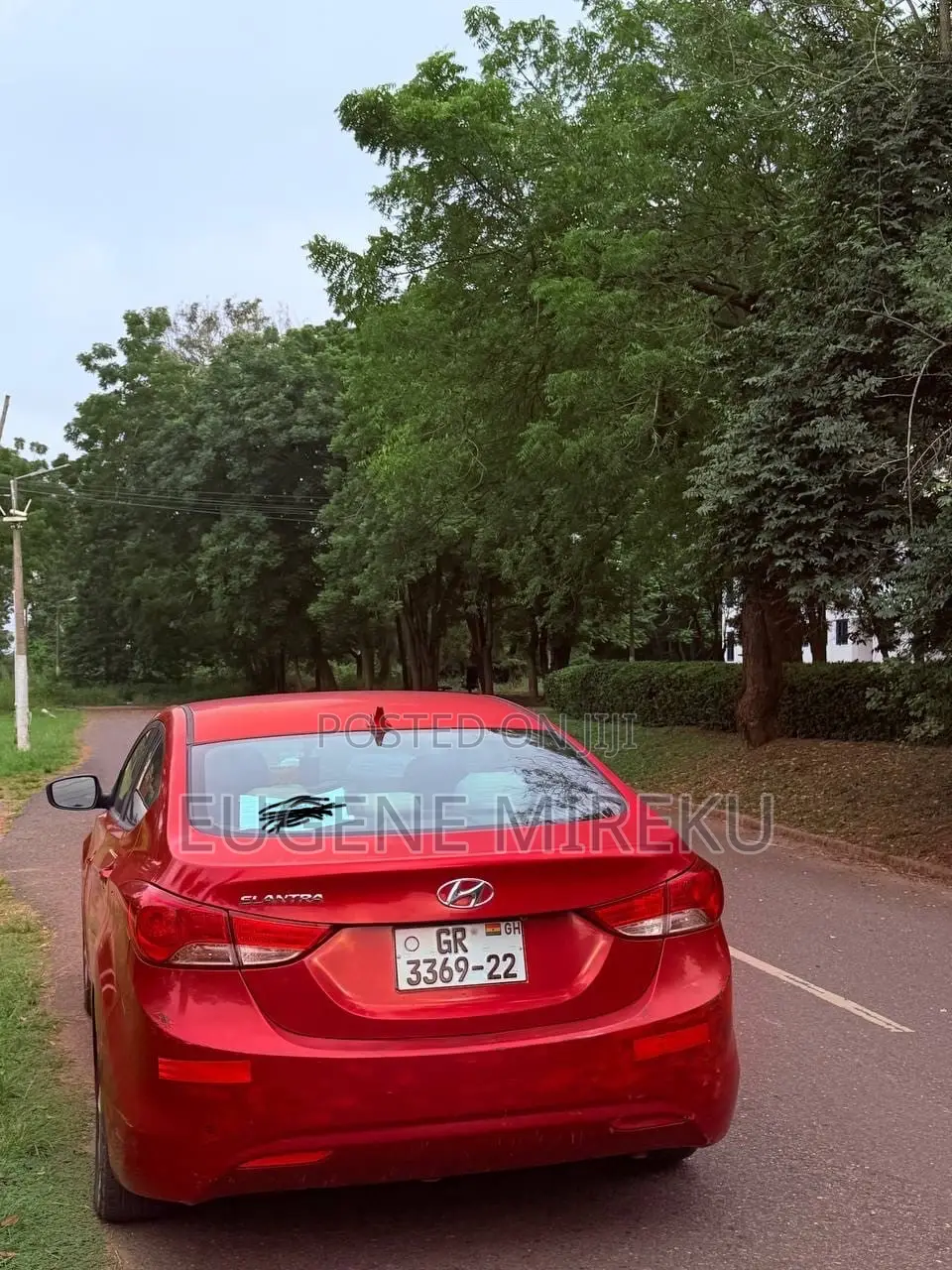 Hyundai Elantra 2013 Red
