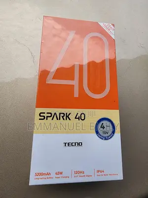 New Tecno Spark 40 256 GB Black