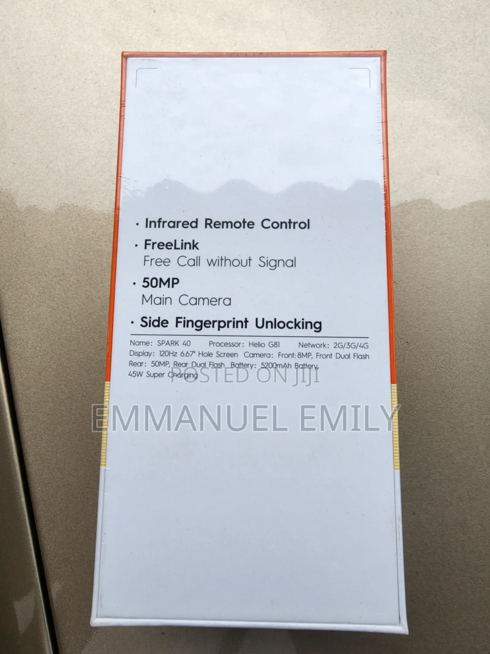 New Tecno Spark 40 256 GB Black
