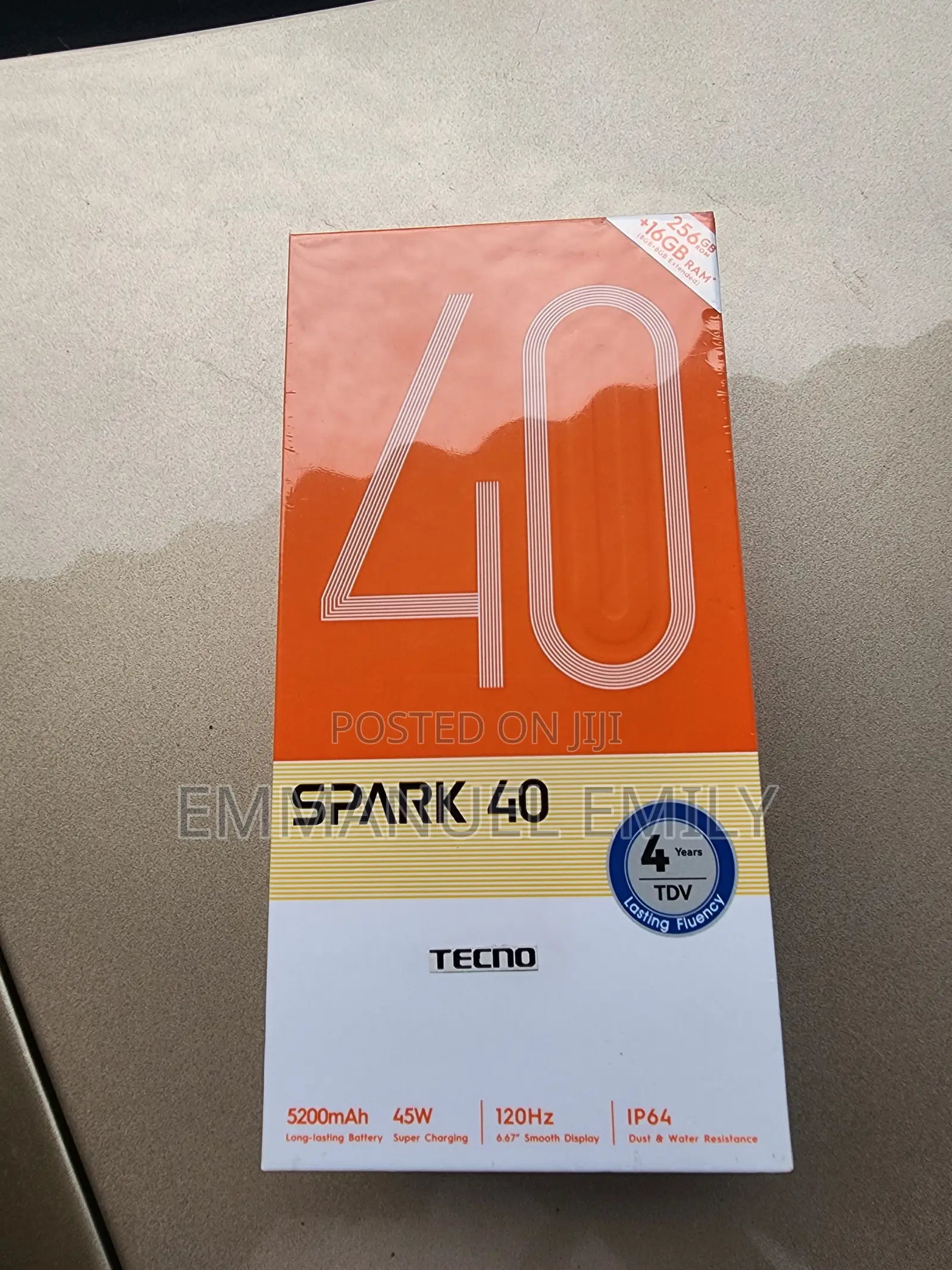 New Tecno Spark 40 256 GB Black