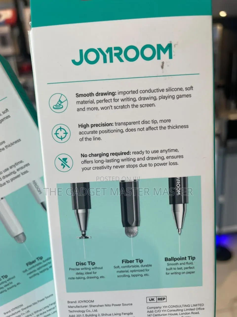Joyroom 3 in 1 Magnetic Passive Capacitive Stylus Pen