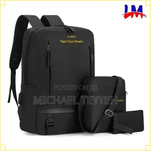 3 in 1 Multi Functional Backpack Black