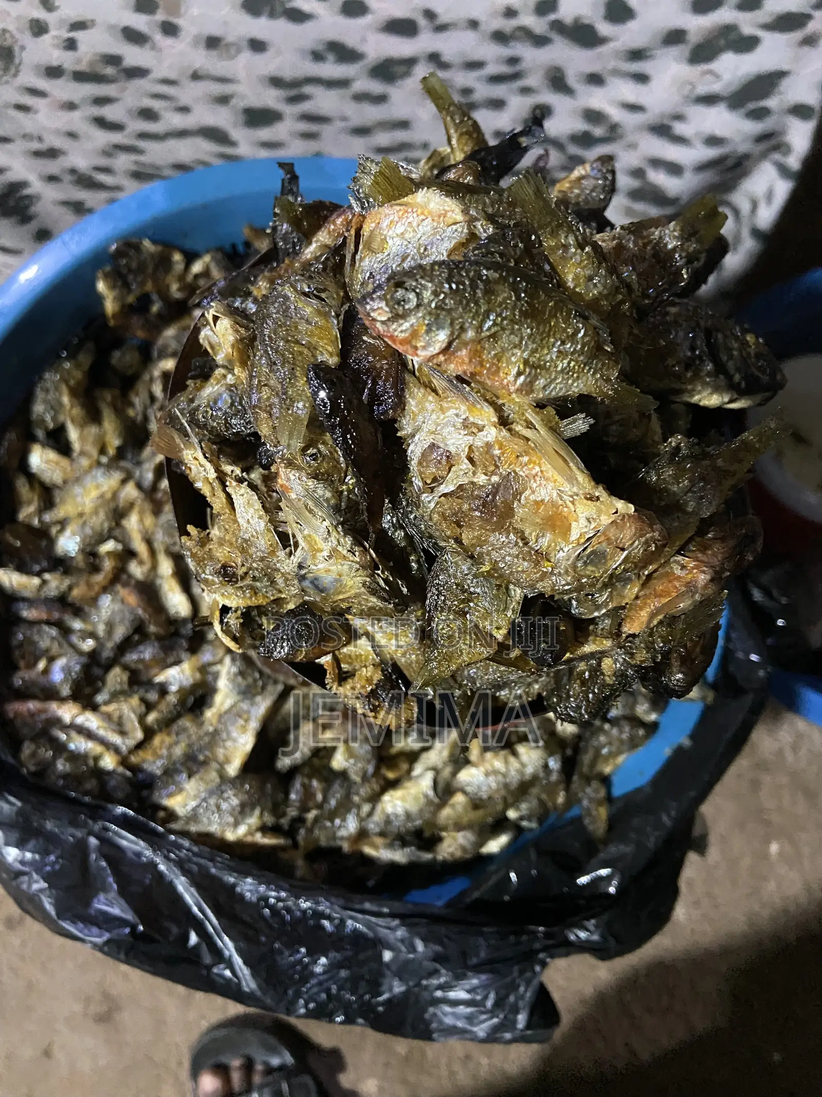Fried Small Tilapia