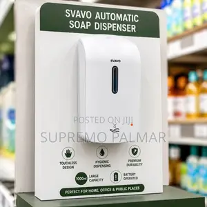 Original SVAVO 1000ml Automatic Sensor Soap Dispenser – Wall Mounted