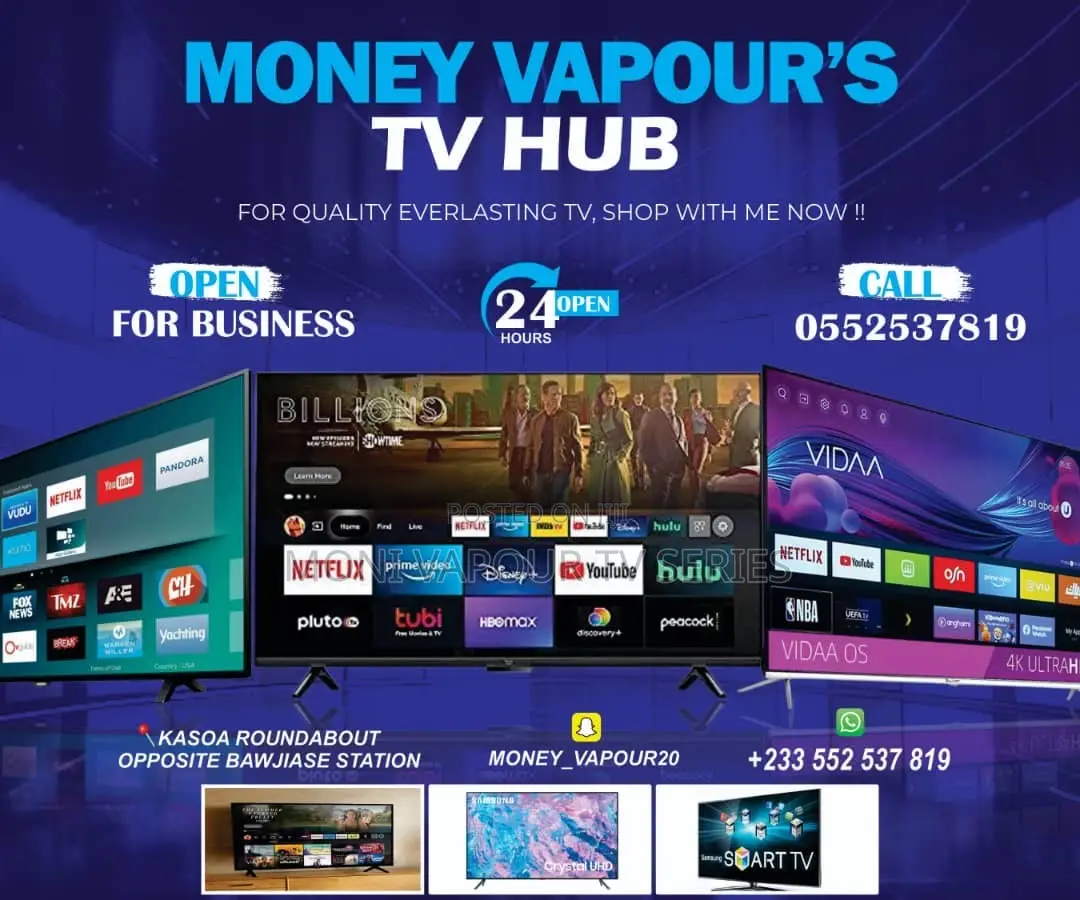Best TV Shop at Kasoa=strong Slim Latest 55 Inches Smart Sumsung