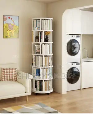 360 Rotating Bookshelves (5 Steps) With Wheels