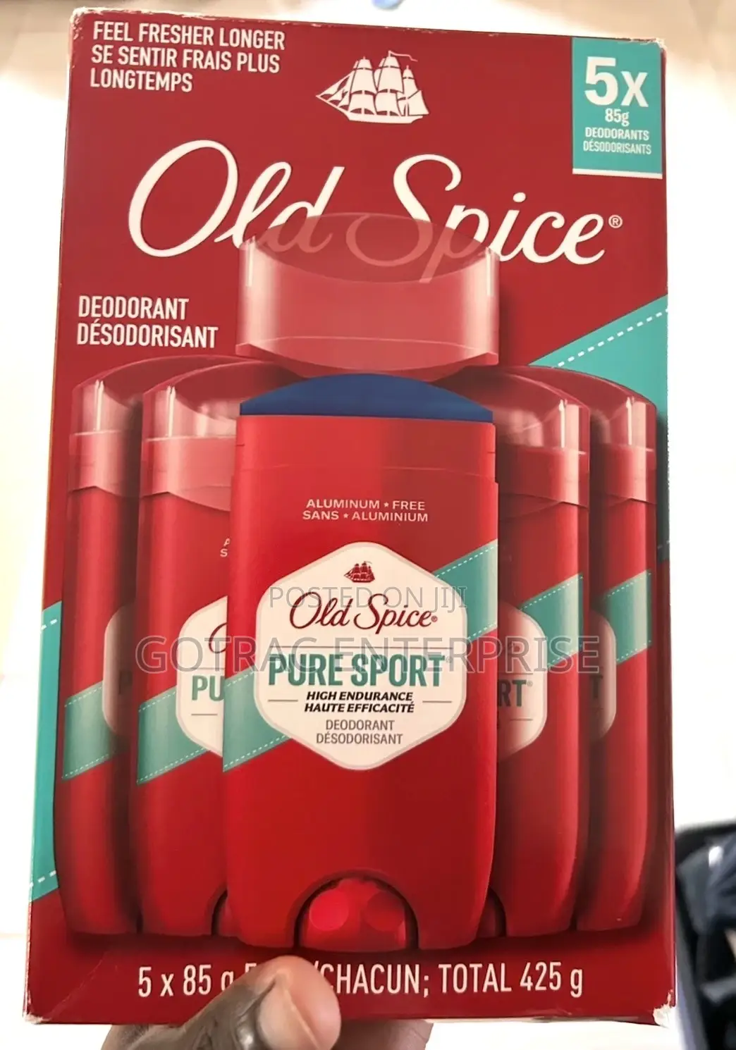Old Spice Deodorant (5 Pack) - Long Lasting Odour Protection