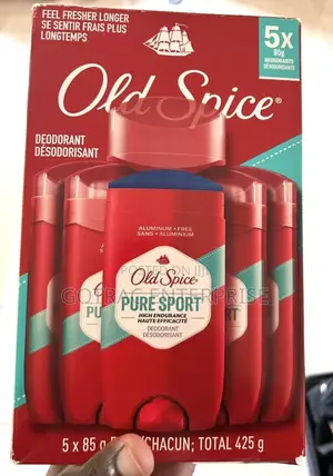 Old Spice Deodorant (5 Pack) - Long Lasting Odour Protection