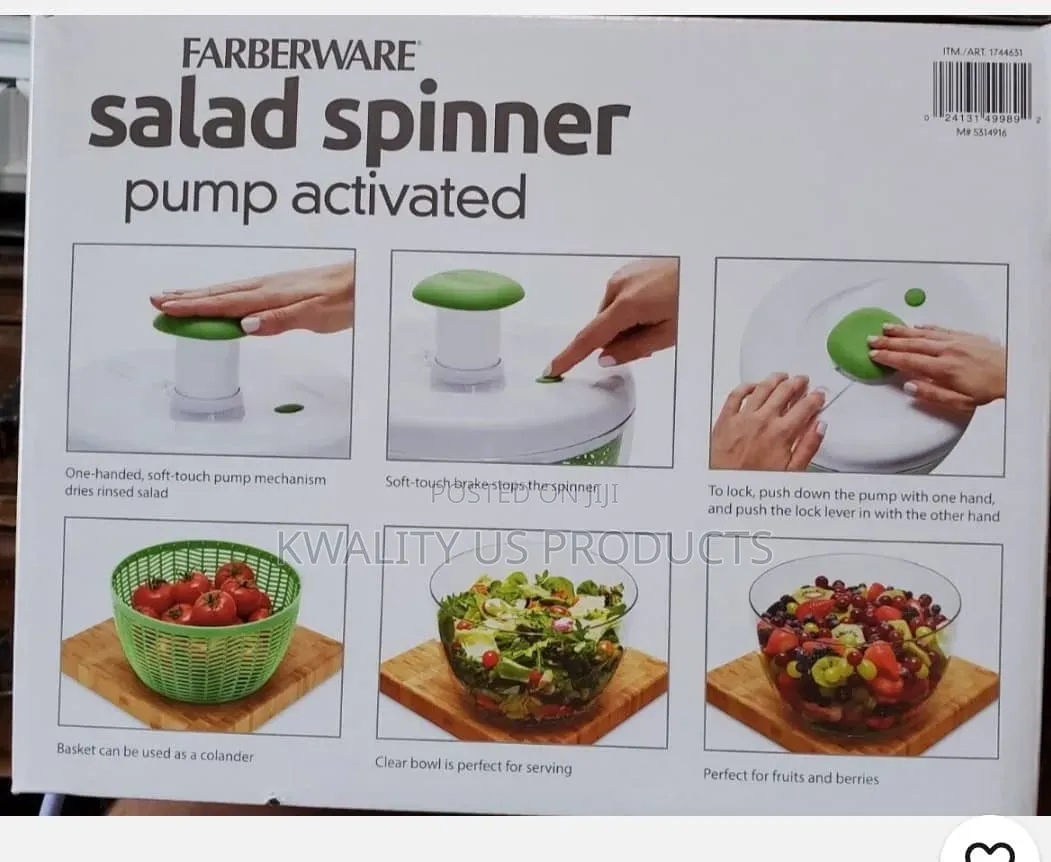 Farberware Salad Spinner - Pump Activated