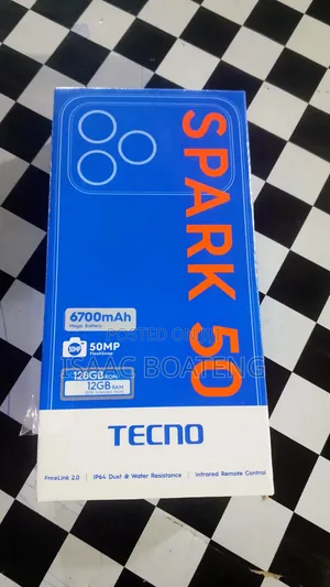 New Tecno Spark 50 128 GB Black