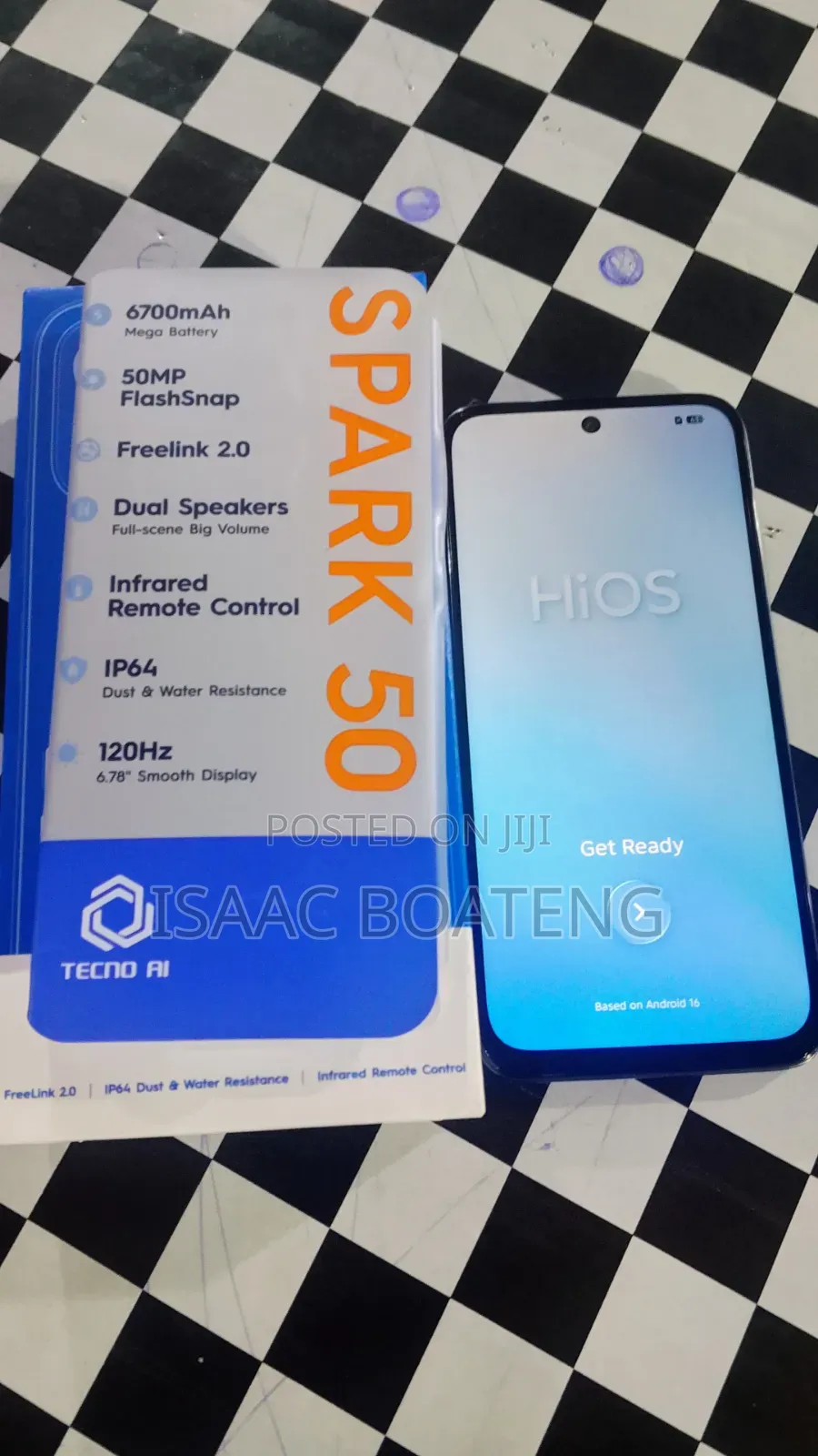 New Tecno Spark 50 128 GB Black