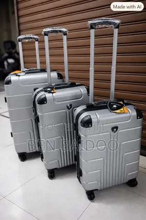 3-Piece Luggage 3in1 Travel Bags (Smooth Wheels)