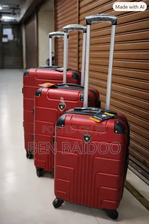 3-Piece Luggage 3in1 Travel Bags (Smooth Wheels)