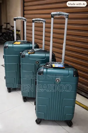 3-Piece Luggage 3in1 Travel Bags (Smooth Wheels)