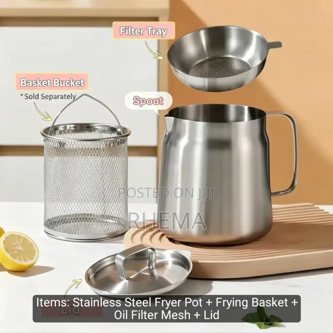 Deep Fryer and Oit Strainer