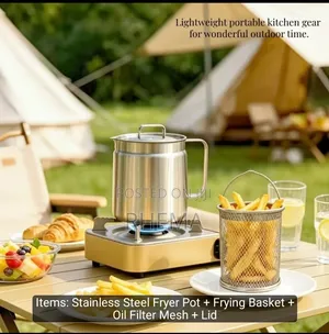 Deep Fryer and Oit Strainer