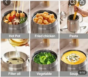 Deep Fryer and Oit Strainer