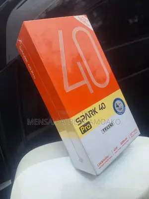 New Tecno Spark 40 Pro 256 GB Black