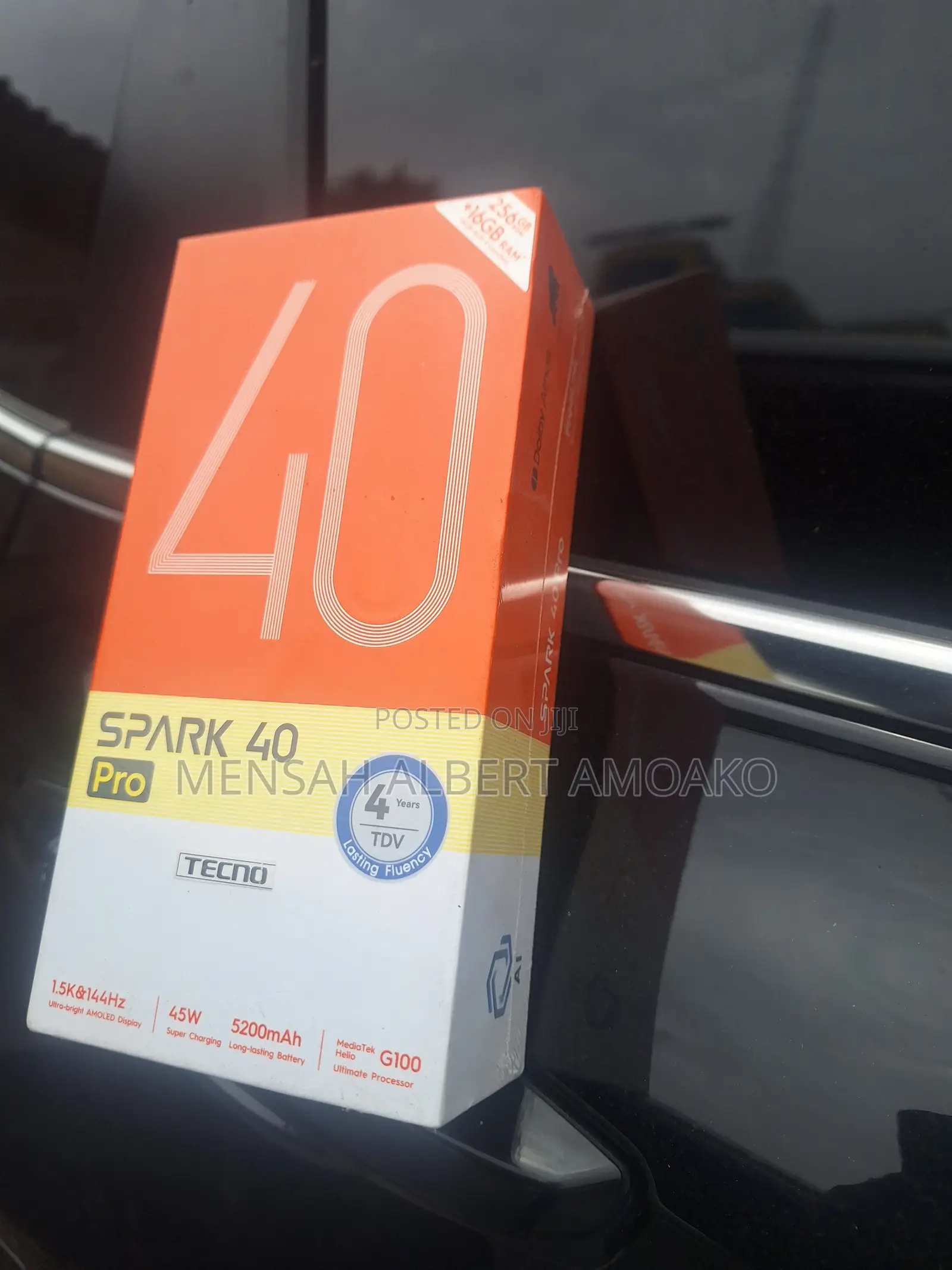 New Tecno Spark 40 Pro 256 GB Black