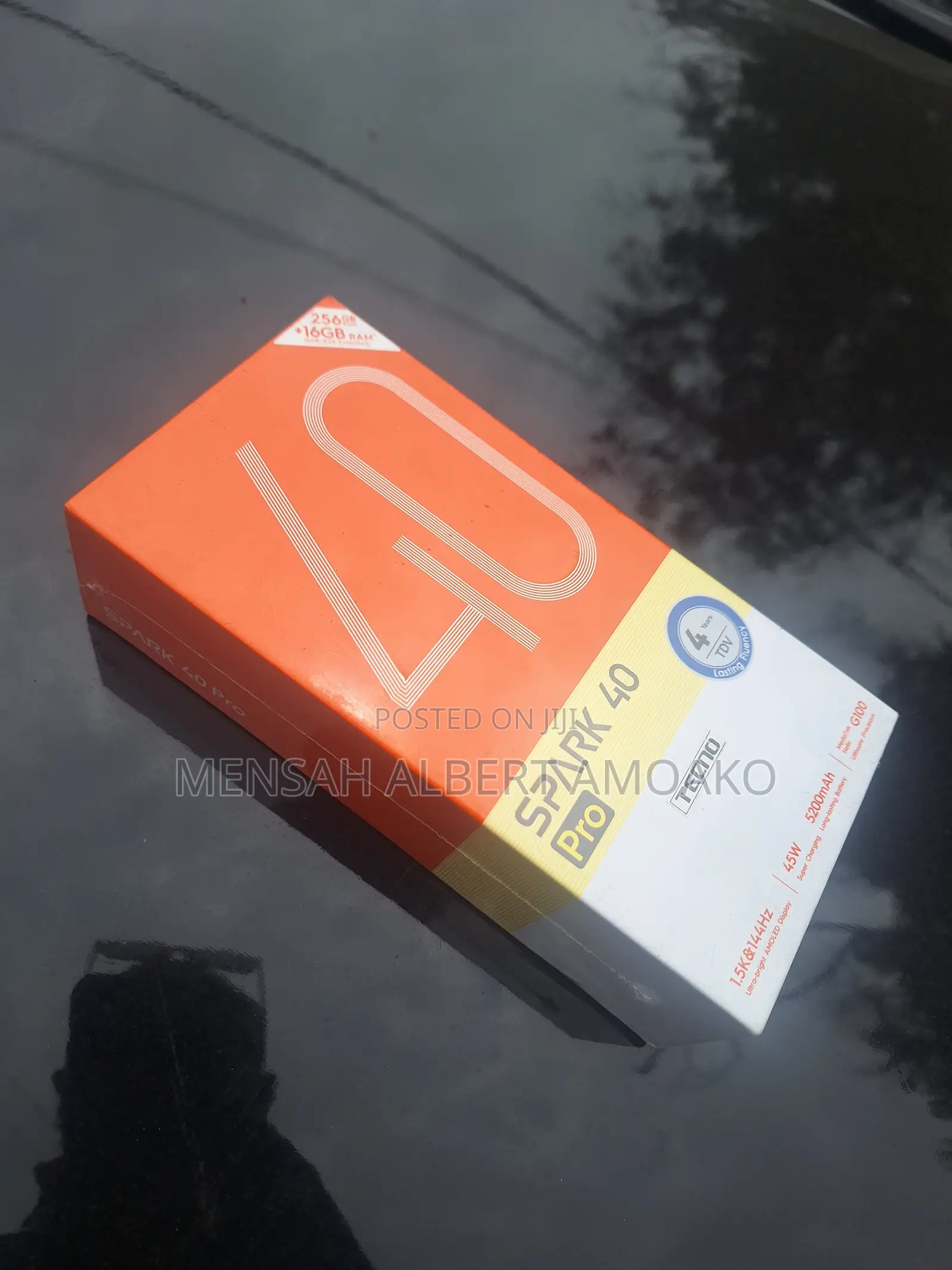 New Tecno Spark 40 Pro 256 GB Black