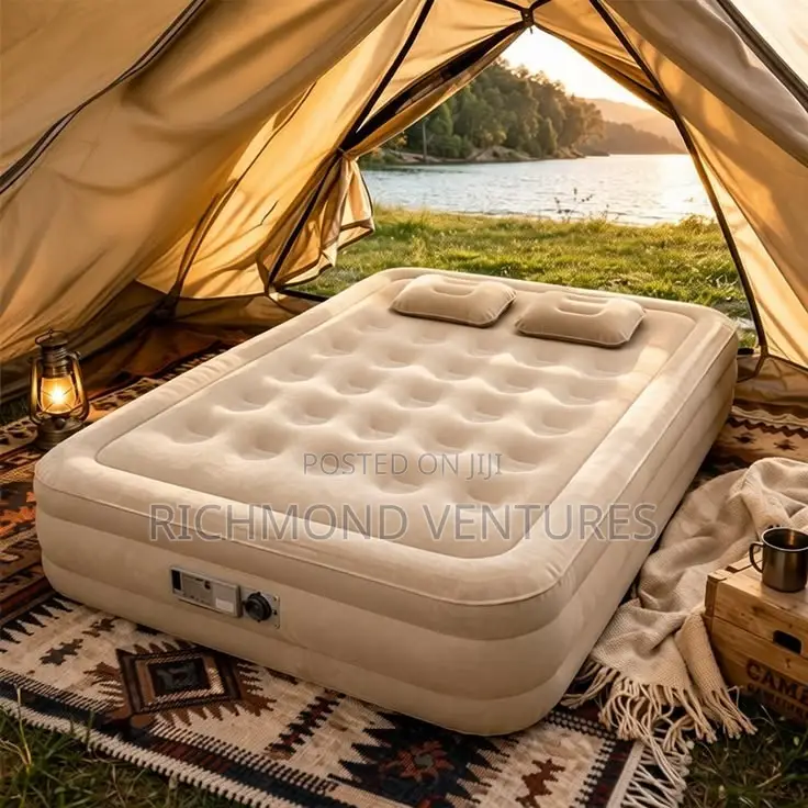 Quality Double Air Mattress Available if Different Sizes and Colors