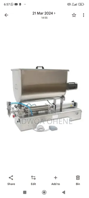 Paste Filling Machine With Stirrer