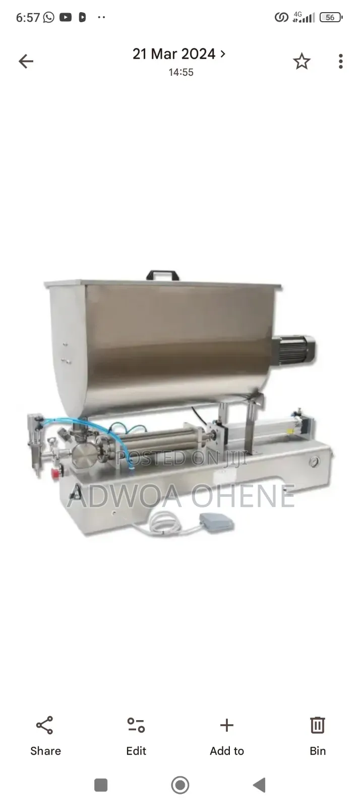 Paste Filling Machine With Stirrer