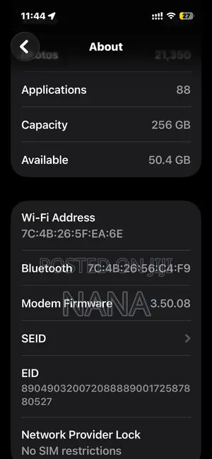 Apple iPhone 15 Pro 256 GB White