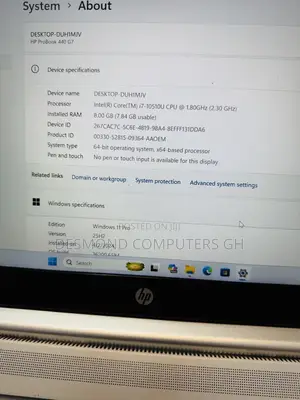 Laptop HP ProBook 440 G7 8GB Intel Core i7 SSD 256GB