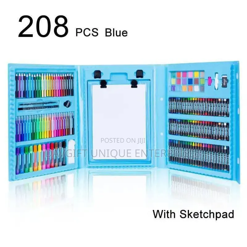 208pcs Painting and Drawing Tools With Board