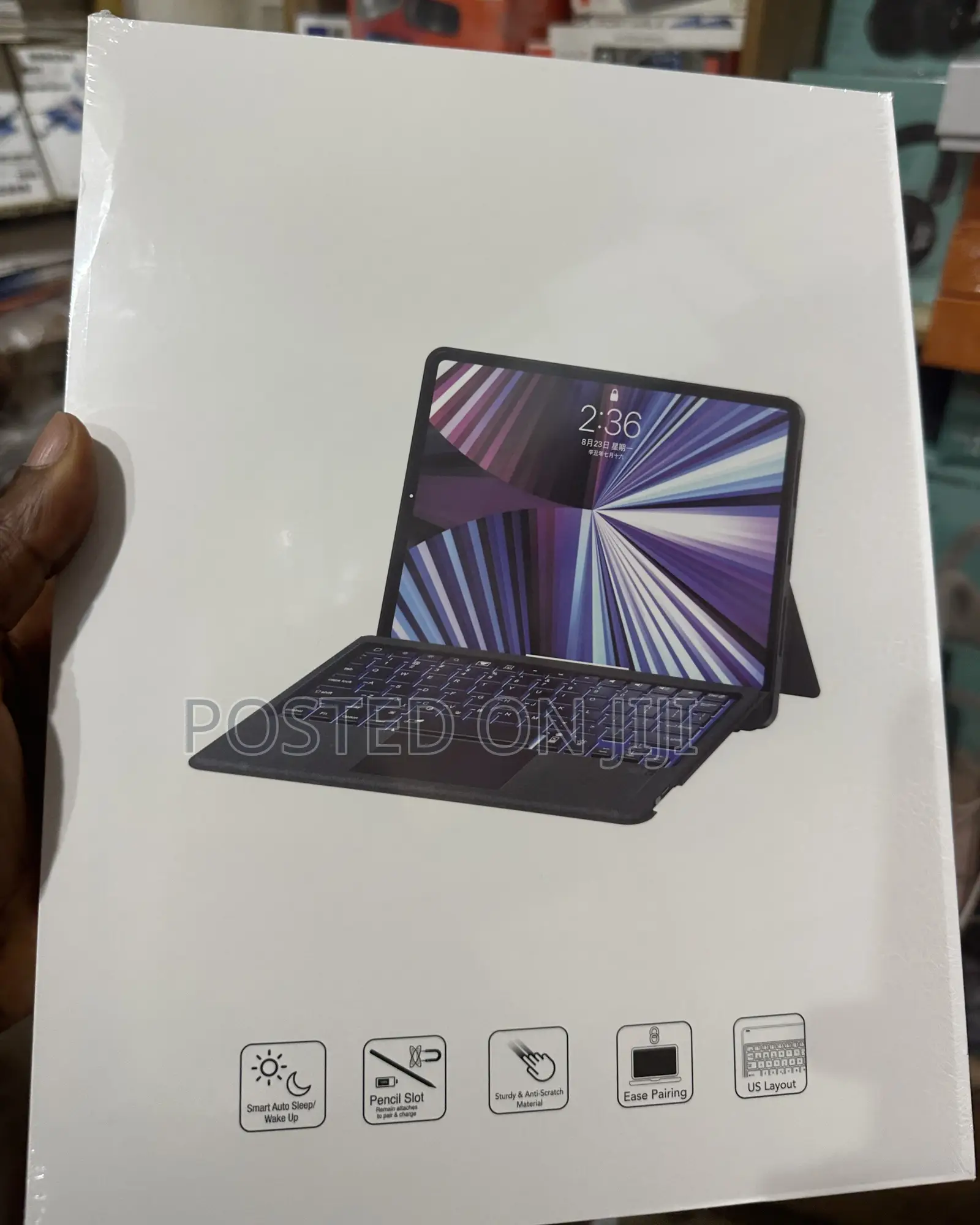 Tab S8/S9/S10/S11ultra Magnetic Keyboard Case With Trackpad Light