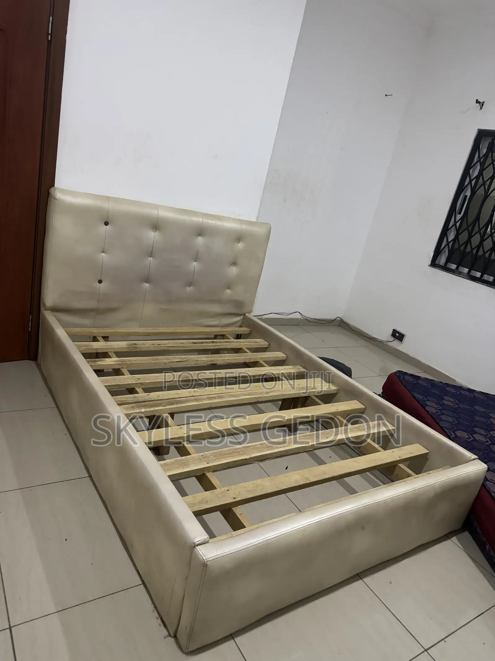 Solid Double Bed Frame and Mattress Available Can Be Deliver at a Fee