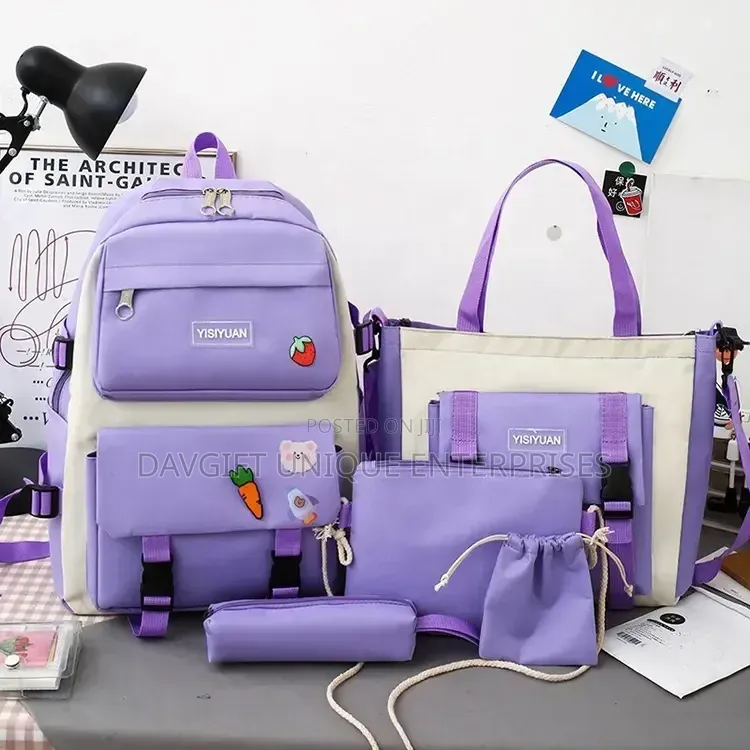 5in1 Unique Beautiful School Bags