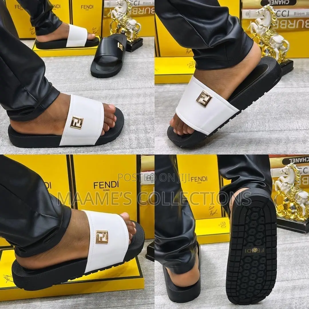 Men’s Stylish Designer- Slip on Slide Sandal Multiple Designs Colors