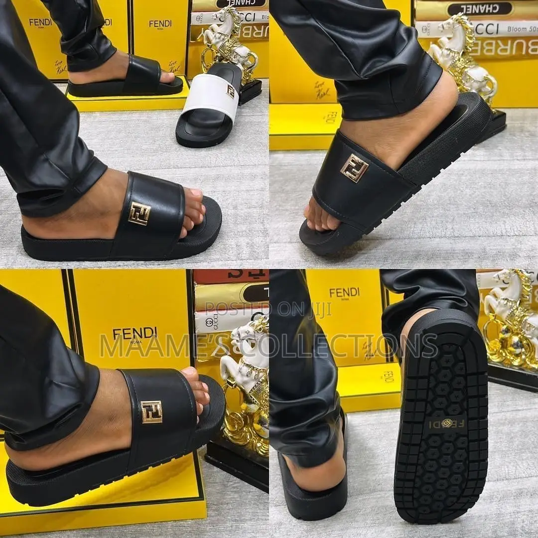 Men’s Stylish Designer- Slip on Slide Sandal Multiple Designs Colors