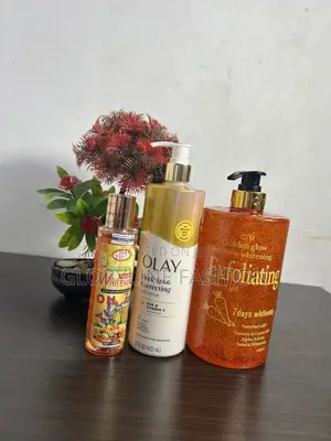 Combo of Olay,exfoliating Shower Gel and Oil
