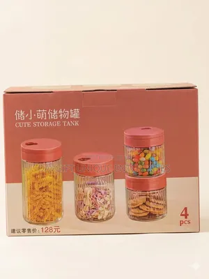 4in1 Glass Storage Containers