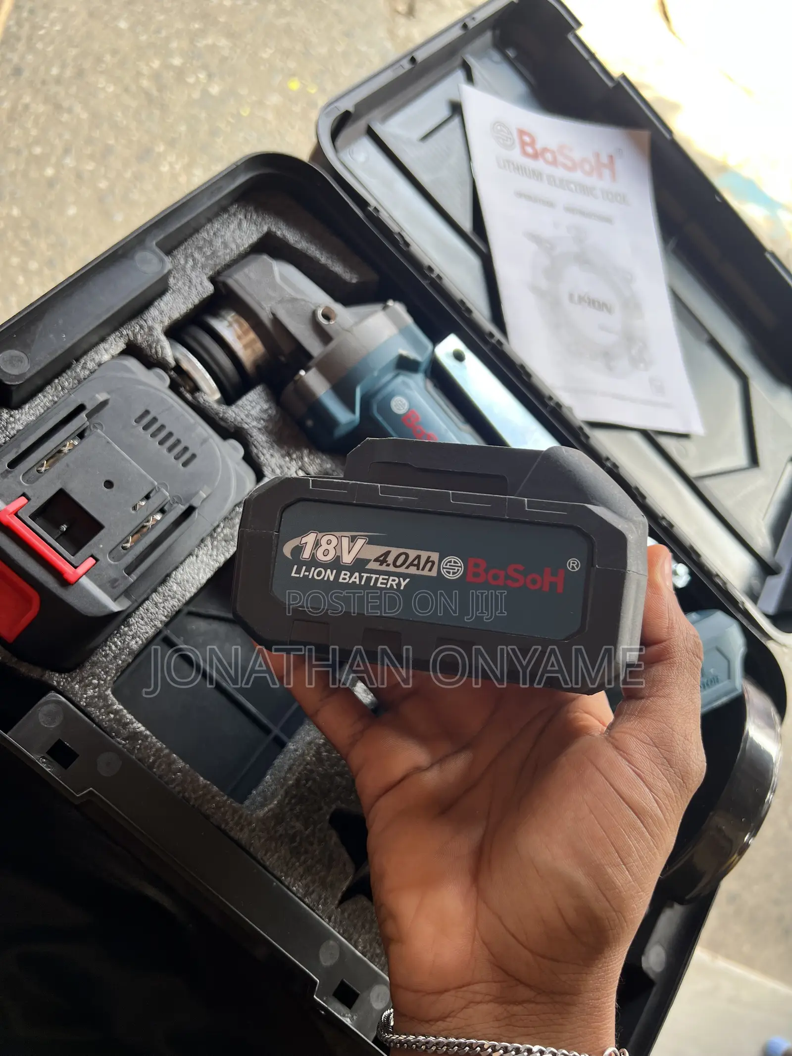 BaSoH Cordless Angle Grinder Set