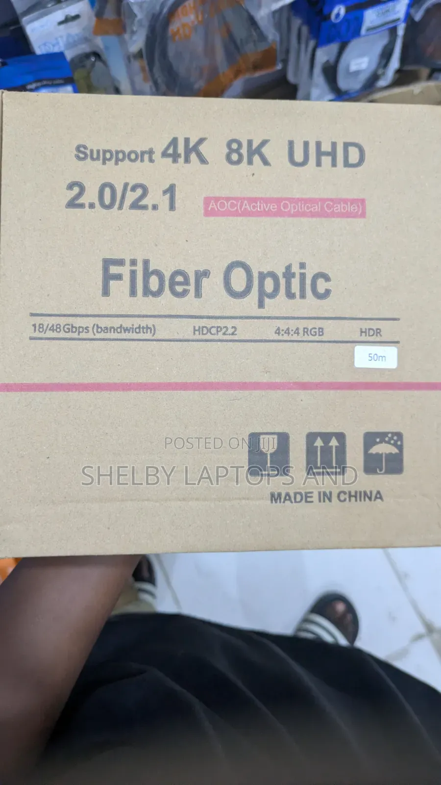 50-Meter HDMI Active Optical Cable (AOC)