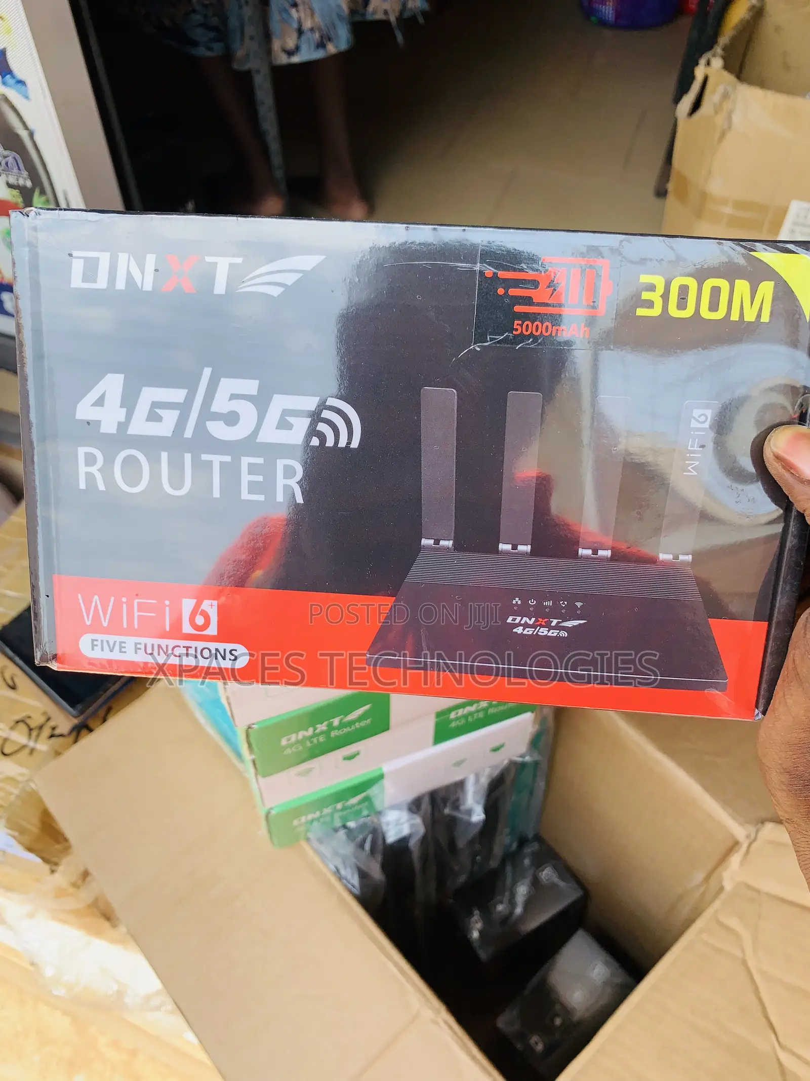 DNXT 4g/5g Pro WIFI6 LTE 5000mah Battery Router ( All Simcard)