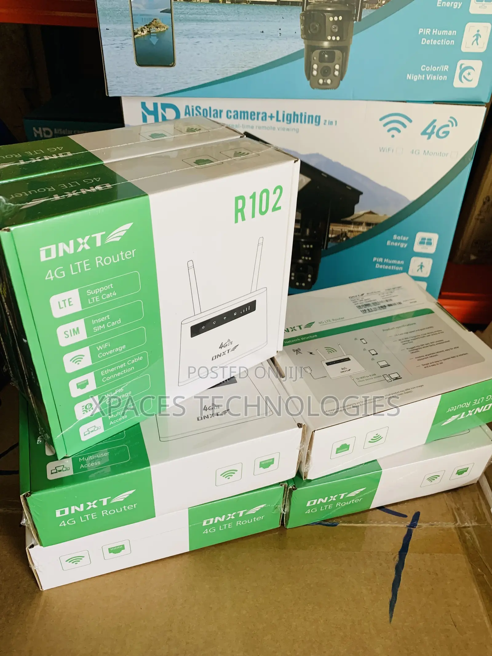 DNXT R102 4G LTE Wireless Router, Wi-Fi6 (4000mAh Battery) All Simcard