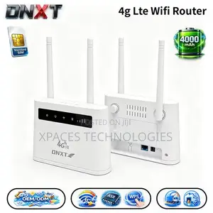 DNXT R102 4G LTE Wireless Router, Wi-Fi6 (4000mAh Battery) All Simcard