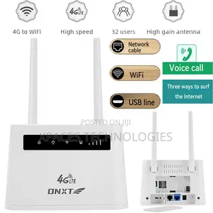 DNXT R102 4G LTE Wireless Router, Wi-Fi6 (4000mAh Battery) All Simcard