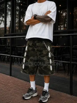 Men’s Cargo Camo Shorts – Cool Street Style