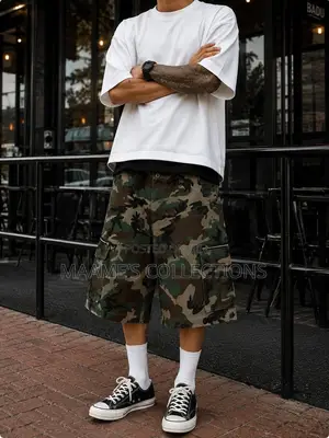 Men’s Cargo Camo Shorts – Cool Street Style